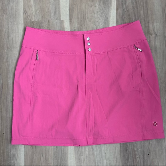 Jofit Skirt Skort Women's Size 12 Pink Golf Pockets Pickleball Athletic Tennis - Picture 6 of 6